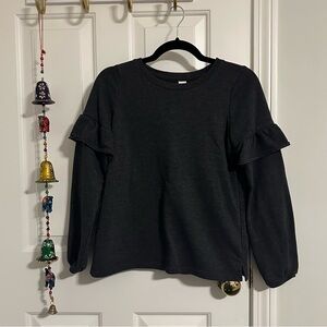 Old Navy- Women’s Ruffle Long Sleeve Sweatshirt Top